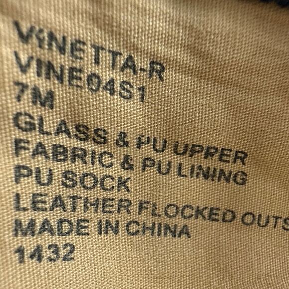 Steve Madden Vinetta Women's Black Rhinestone Studded Mary Jane Ballet Flats 7M - Picture 7 of 8